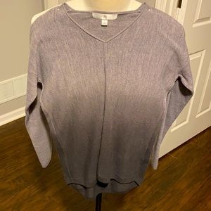 Ombré gray sweater